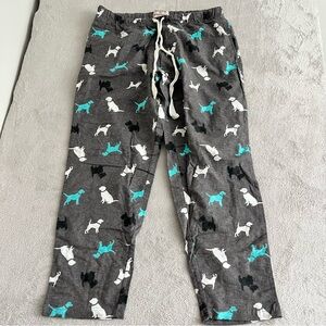 Buckhorn River Men’s Dog Lounge Pajama Pants‎ Drawstring Night Sleep XL Grey